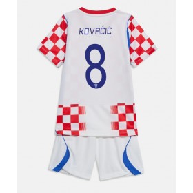 Dětské fotbalový komplet Chorvatsko Mateo Kovacic #8 Domácí košile MS 2026 Krátkým Rukávem